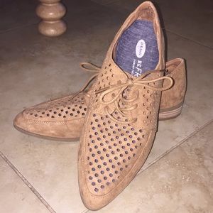 Brown Perforated Oxfords